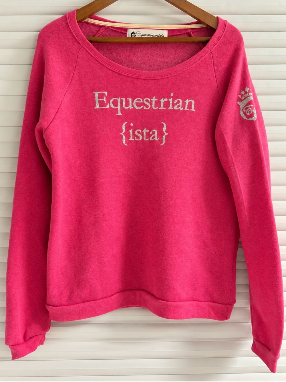 Equestrianista Sweatshirt - Hot Pink